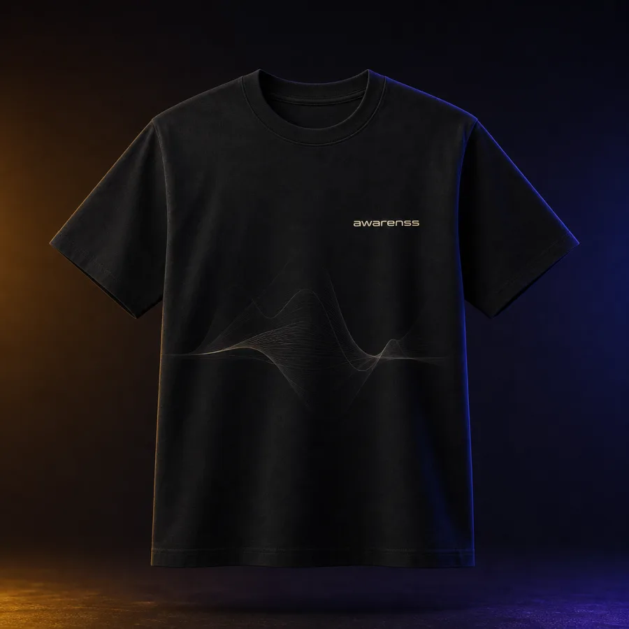 artifact 0001 awarenss black tee